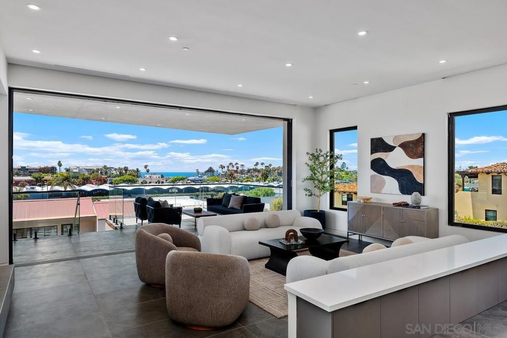 Interior, Living room, Recessed Lighting