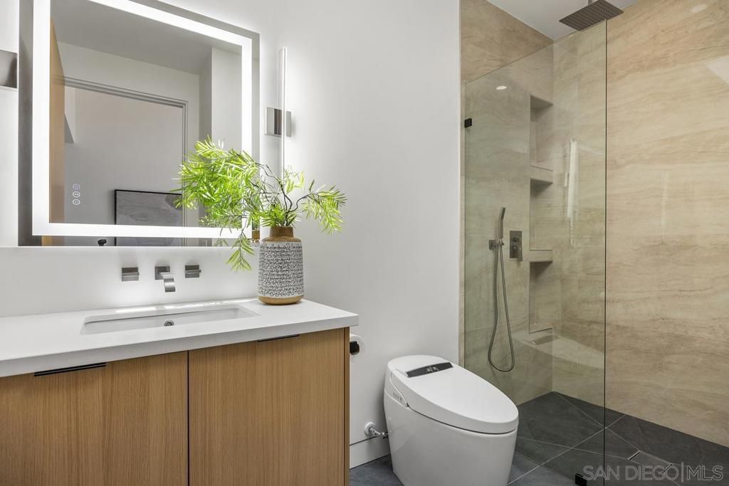 Bathroom, Glass Shower, Interior