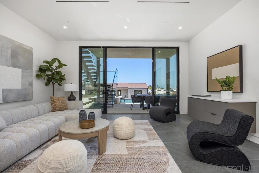 Interior, Living room, Recessed Lighting