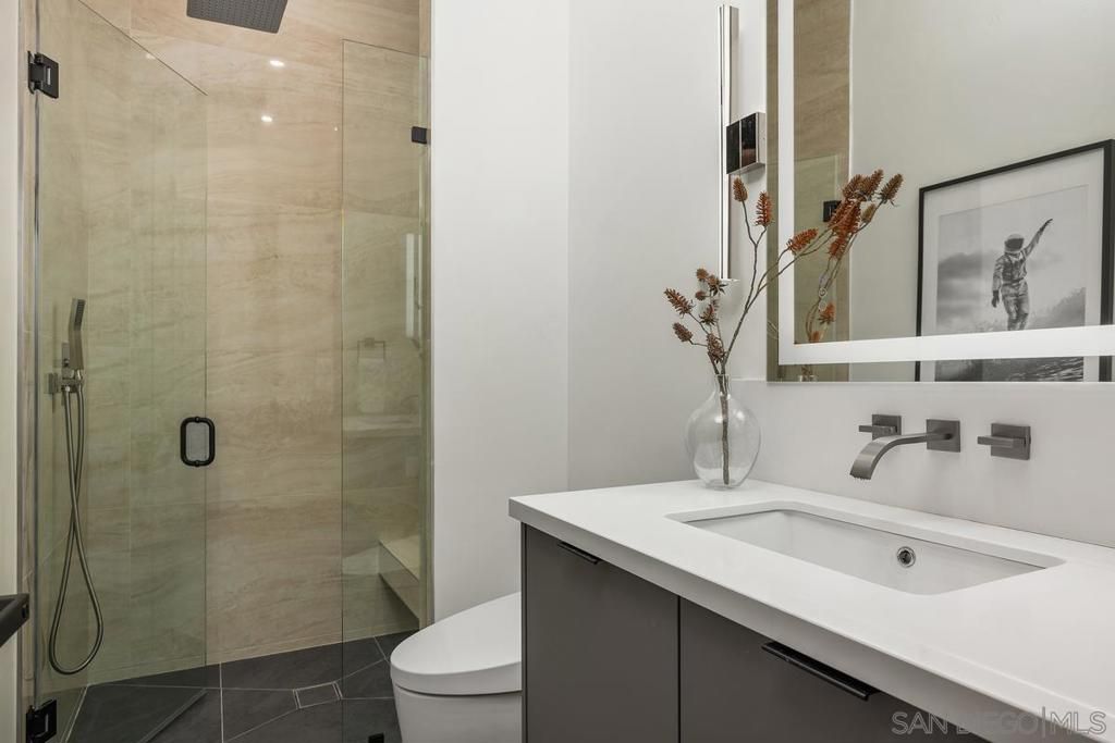 Bathroom, Glass Shower, Interior