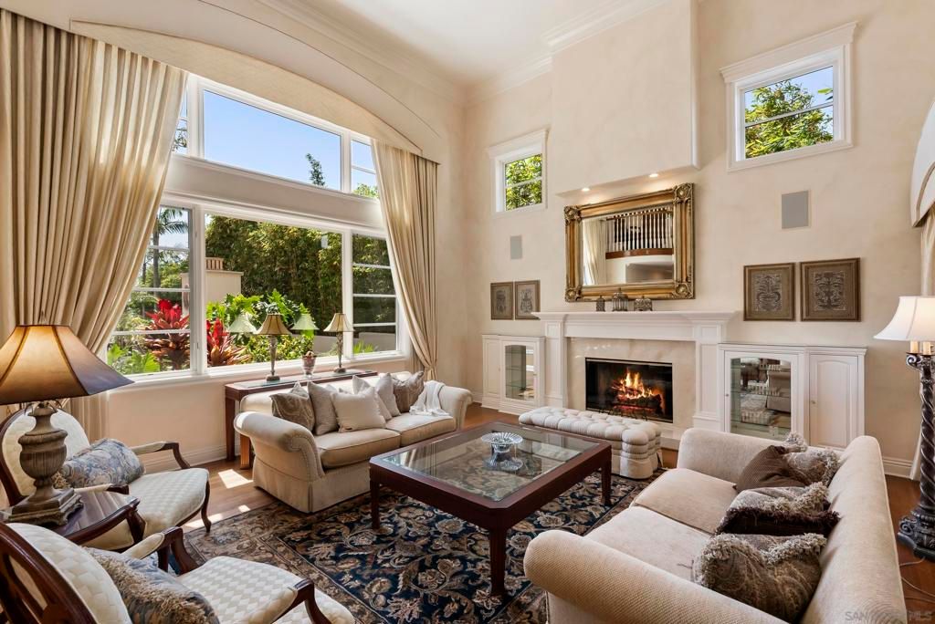Fireplace, Interior, Living room, Recessed Lighting