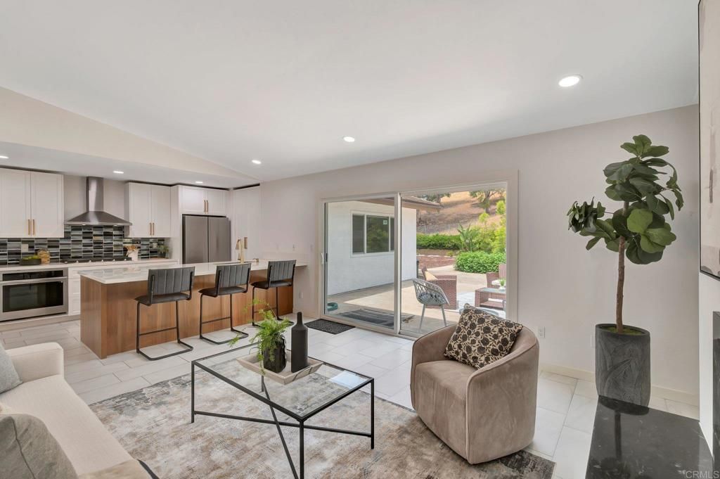 Interior, Kitchen, Living room, Recessed Lighting, Stainless Steel Appliances