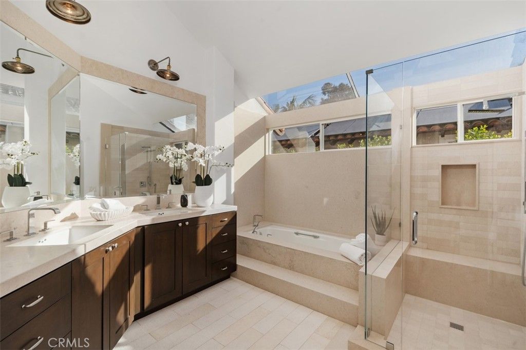 Bathroom, Dual Sink Vanities, Glass Shower, Interior