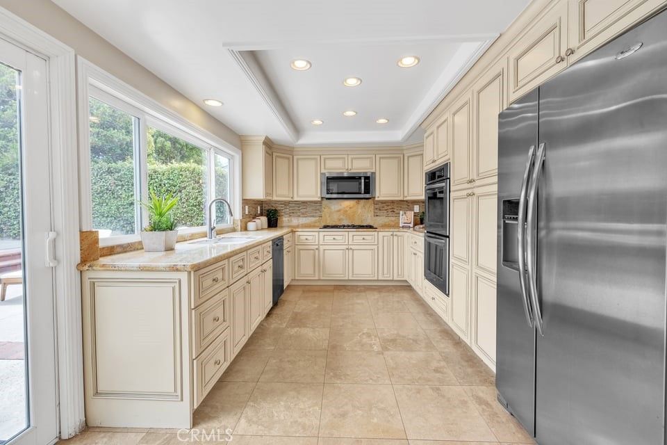 Interior, Kitchen, Recessed Lighting, Stainless Steel Appliances
