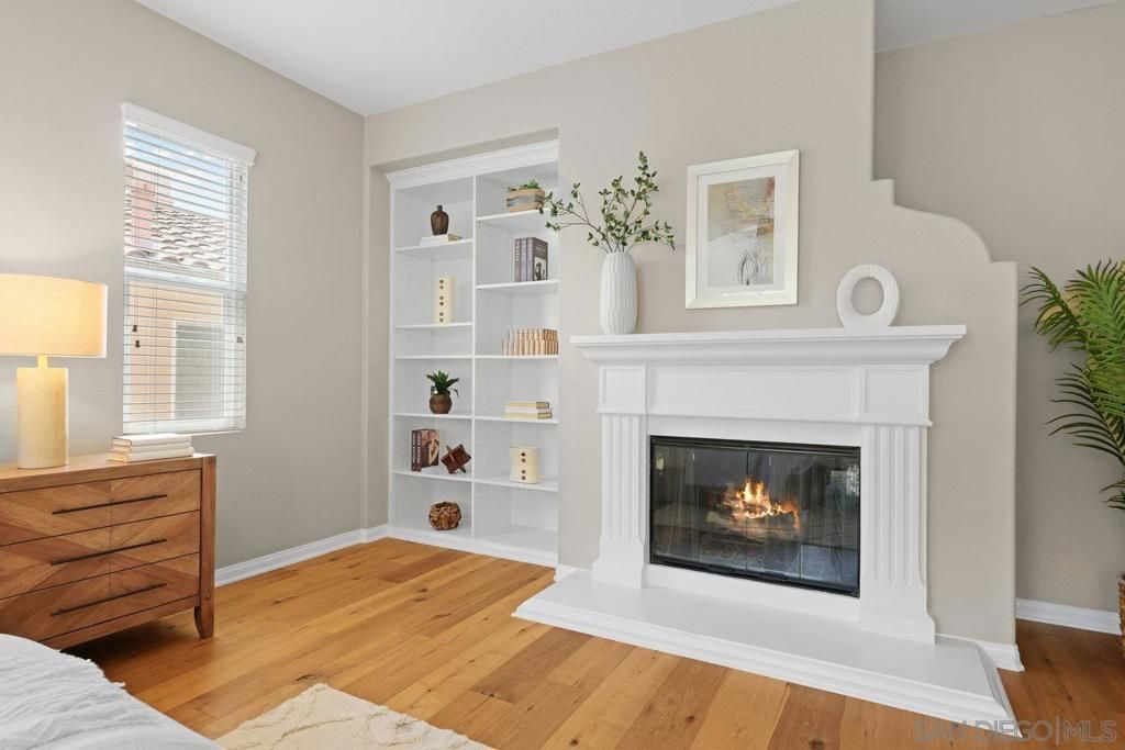 Fireplace, Interior, Wood Texture Flooring