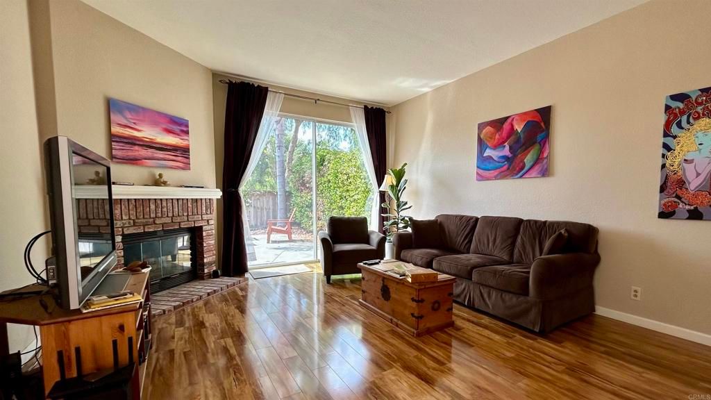 Fireplace, Interior, Wood Texture Flooring