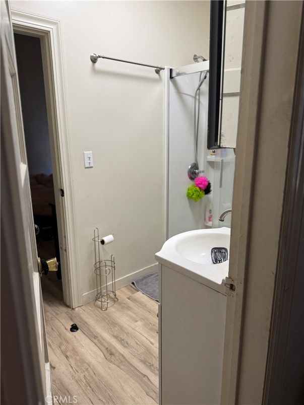 Bathroom, Interior, Wood Texture Flooring