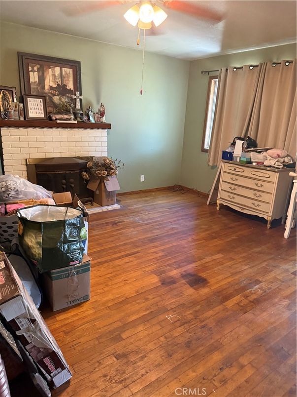 Fireplace, Interior, Wood Texture Flooring