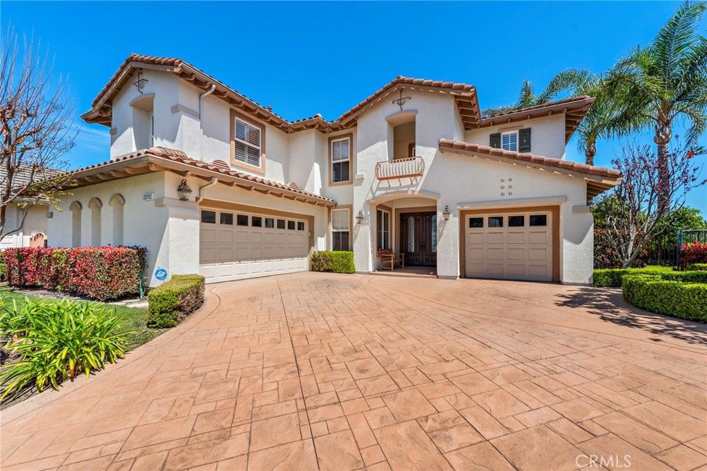 Attached, Exterior, Facade, Spanish Mediterranean