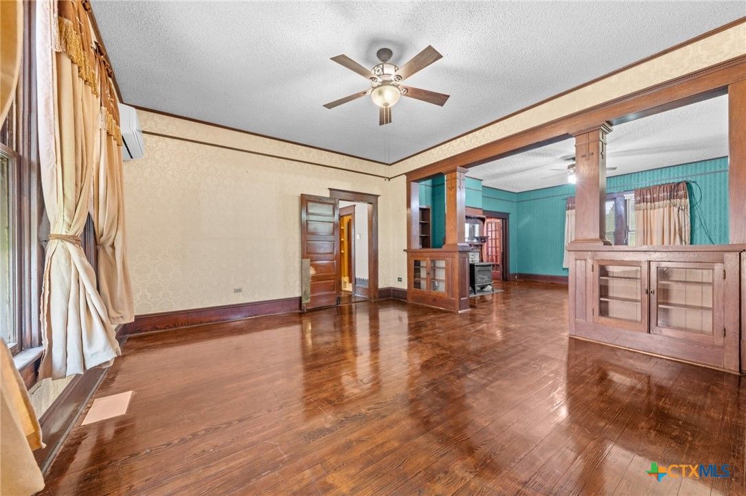 Empty room, Interior, Wood Texture Flooring