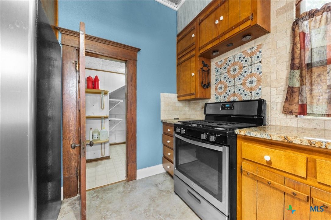 Interior, Kitchen, Stone Walls
