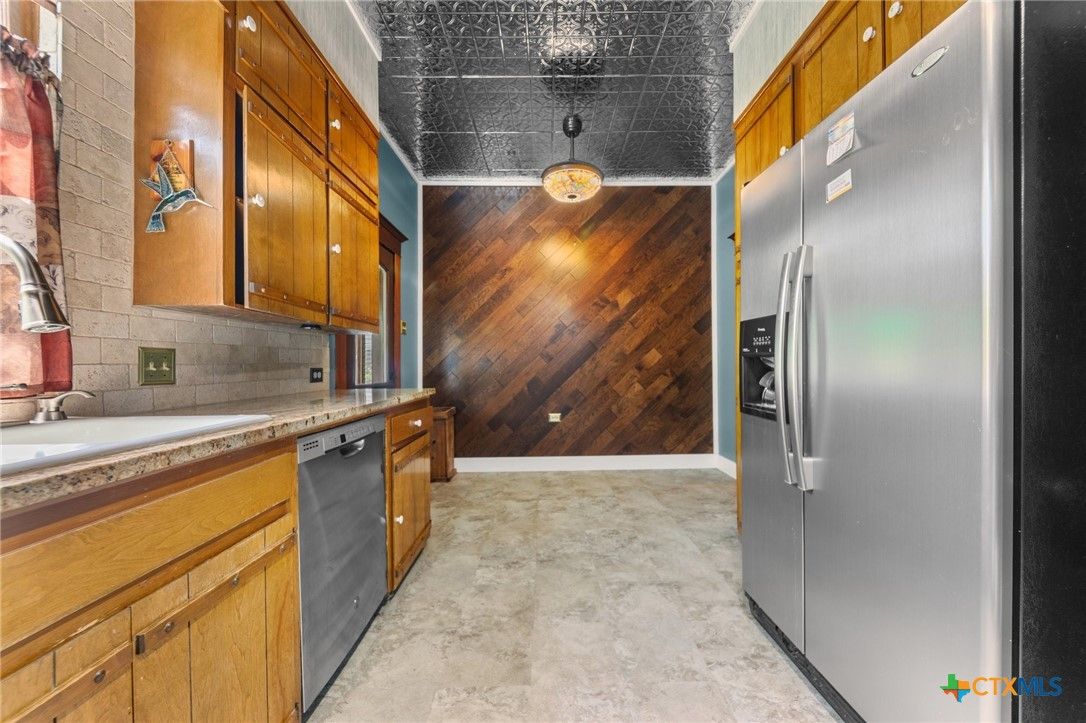 Interior, Kitchen, Wooden Walls
