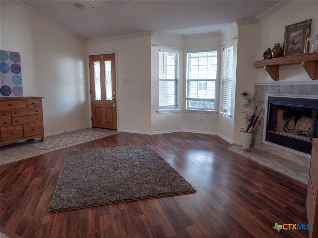 Fireplace, Interior, Wood Texture Flooring