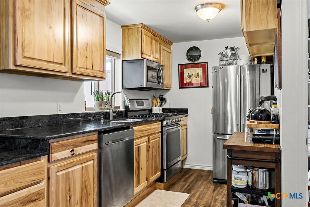Interior, Kitchen, Wood Texture Flooring