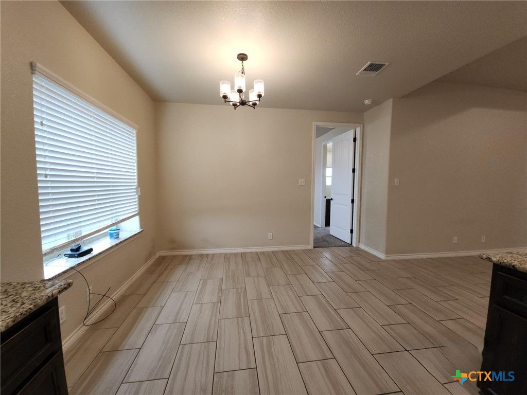 Chandelier, Empty room, Interior, Wood Texture Flooring
