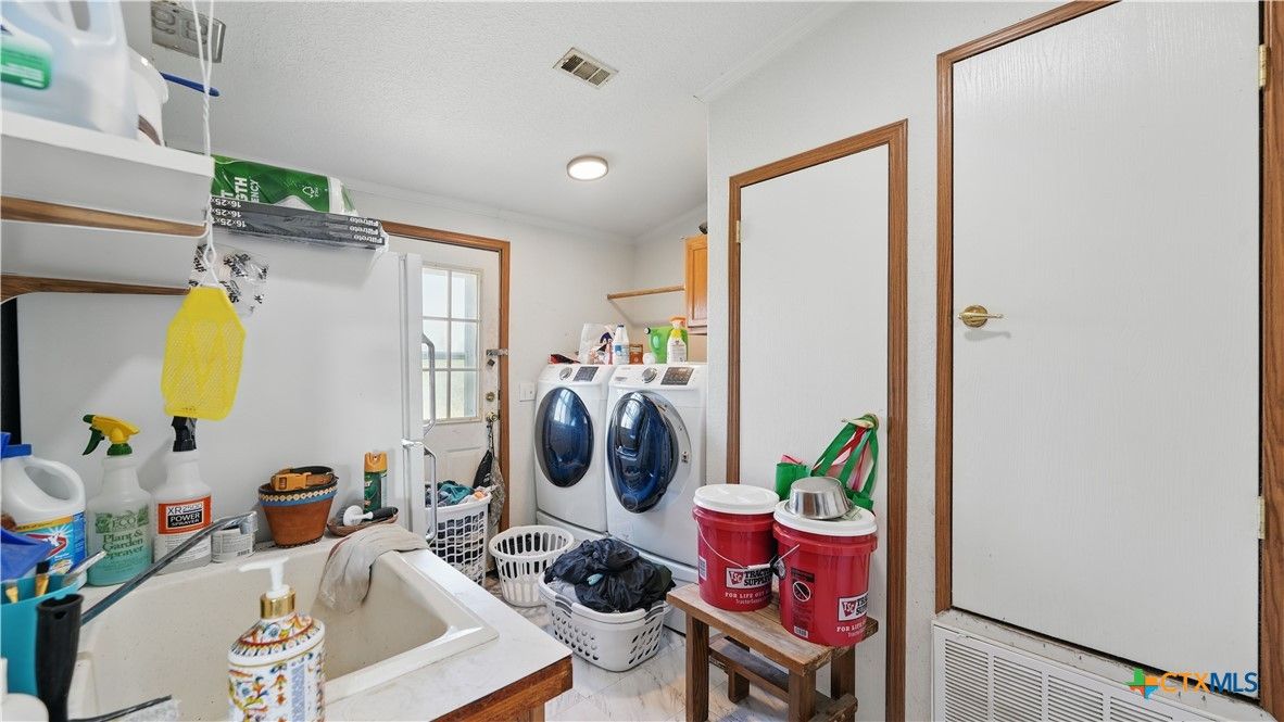 Bathroom, Interior, Recessed Lighting, Utility Closets, Washer