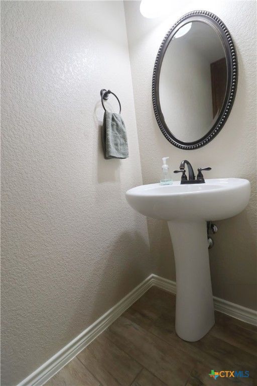 Bathroom, Interior, Wood Texture Flooring