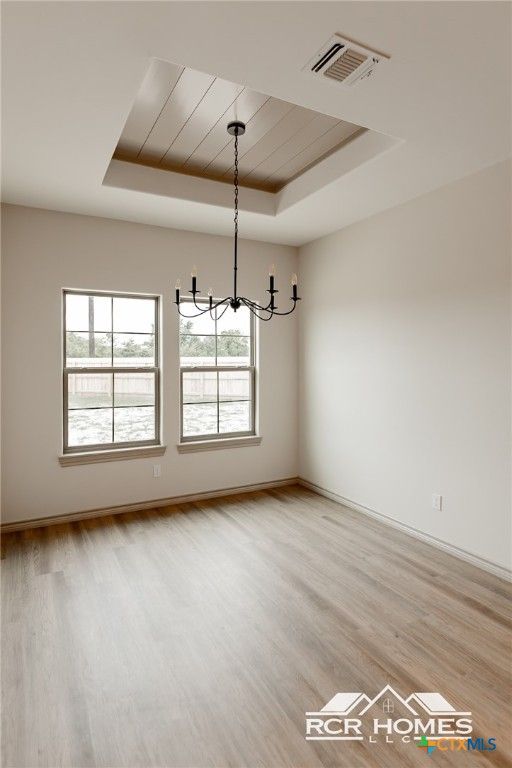 Chandelier, Empty room, Interior, Pendant Lights, Wooden Ceilings, Wood Texture Flooring