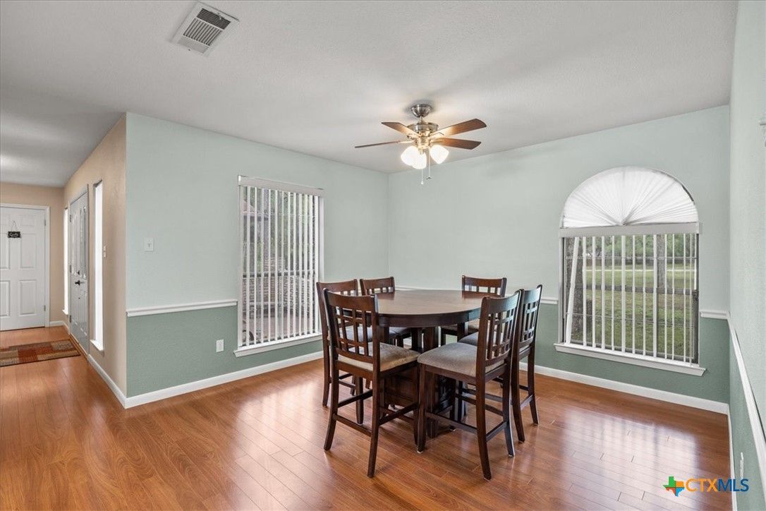 Dining room, Interior, Wood Texture Flooring