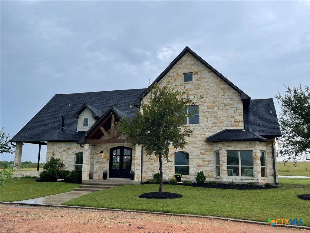 Backyard, Exterior, Facade, Brick Traditional