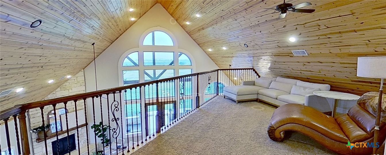 Interior, Living room, Recessed Lighting, Wooden Ceilings, Wooden Walls