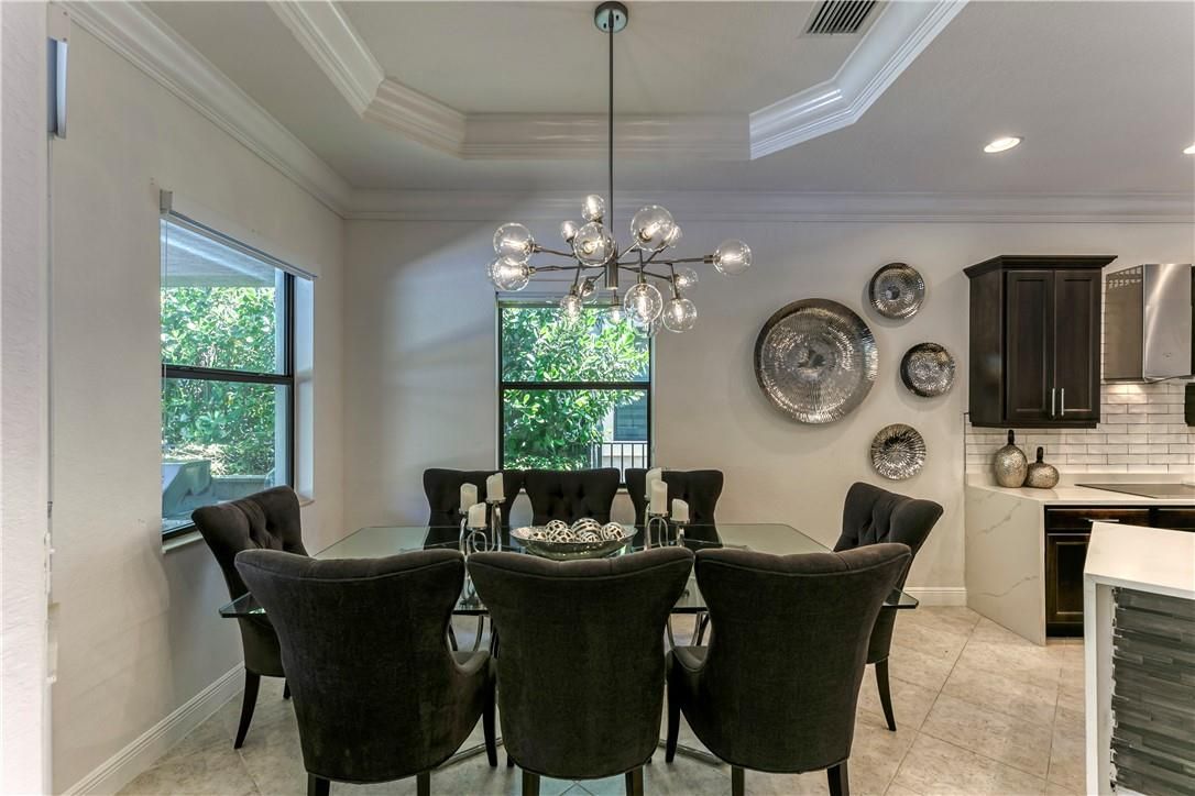 Dining room, Interior, Kitchen, Pendant Lights, Recessed Lighting