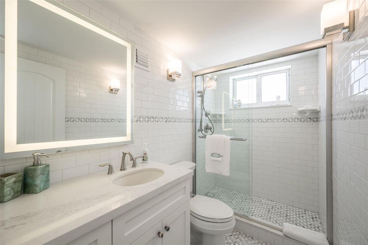 Bathroom, Glass Shower, Interior