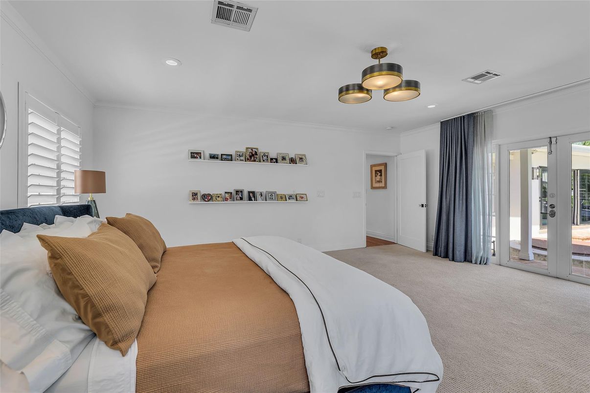 Bedroom, Interior, Recessed Lighting
