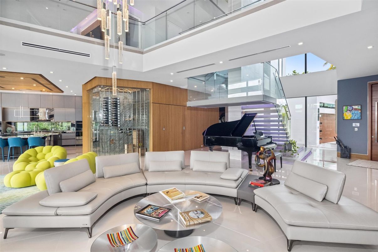 Interior, Kitchen, Living room, Piano, Recessed Lighting
