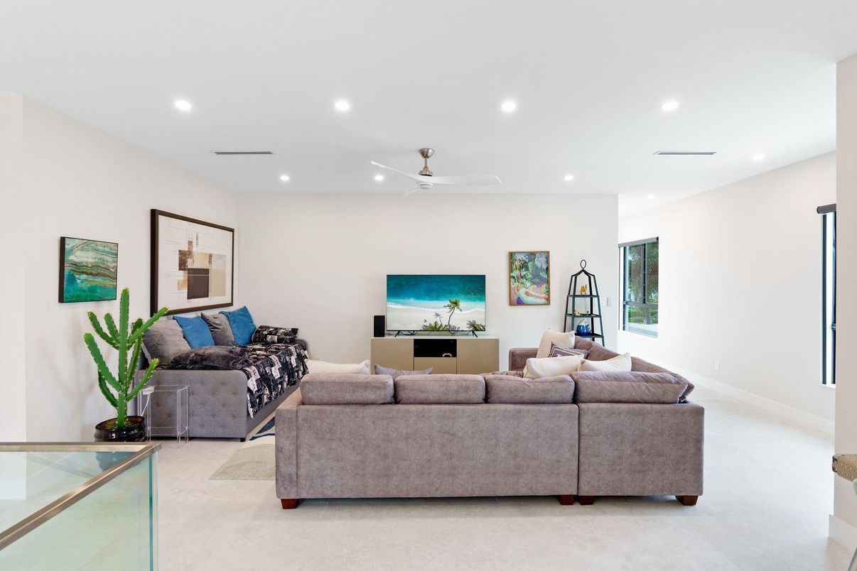 Interior, Living room, Recessed Lighting