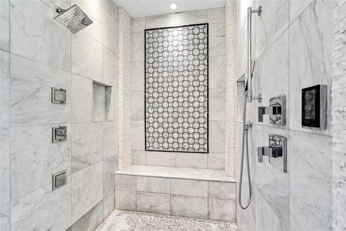 Bathroom, Interior, Marble Walls