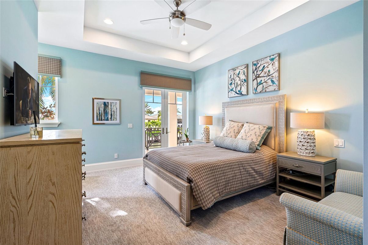 Bedroom, Interior, Recessed Lighting