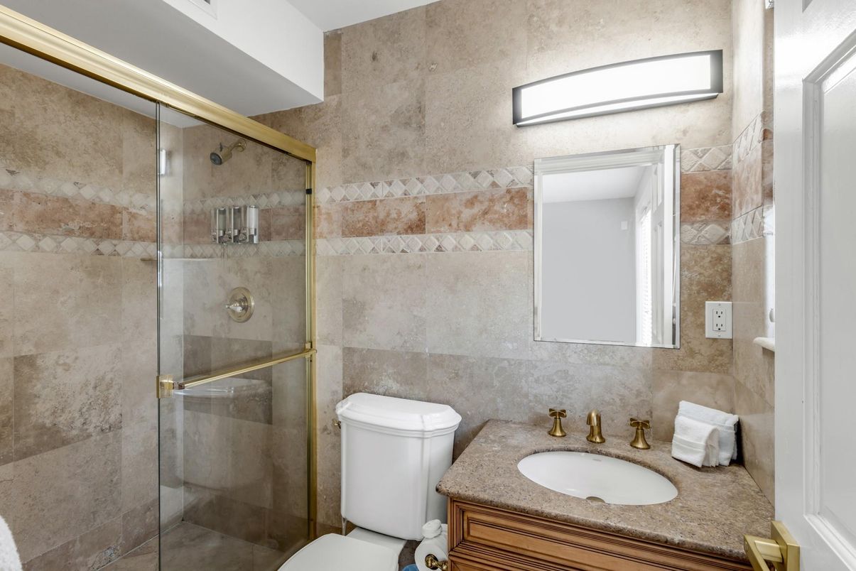 Bathroom, Glass Shower, Interior