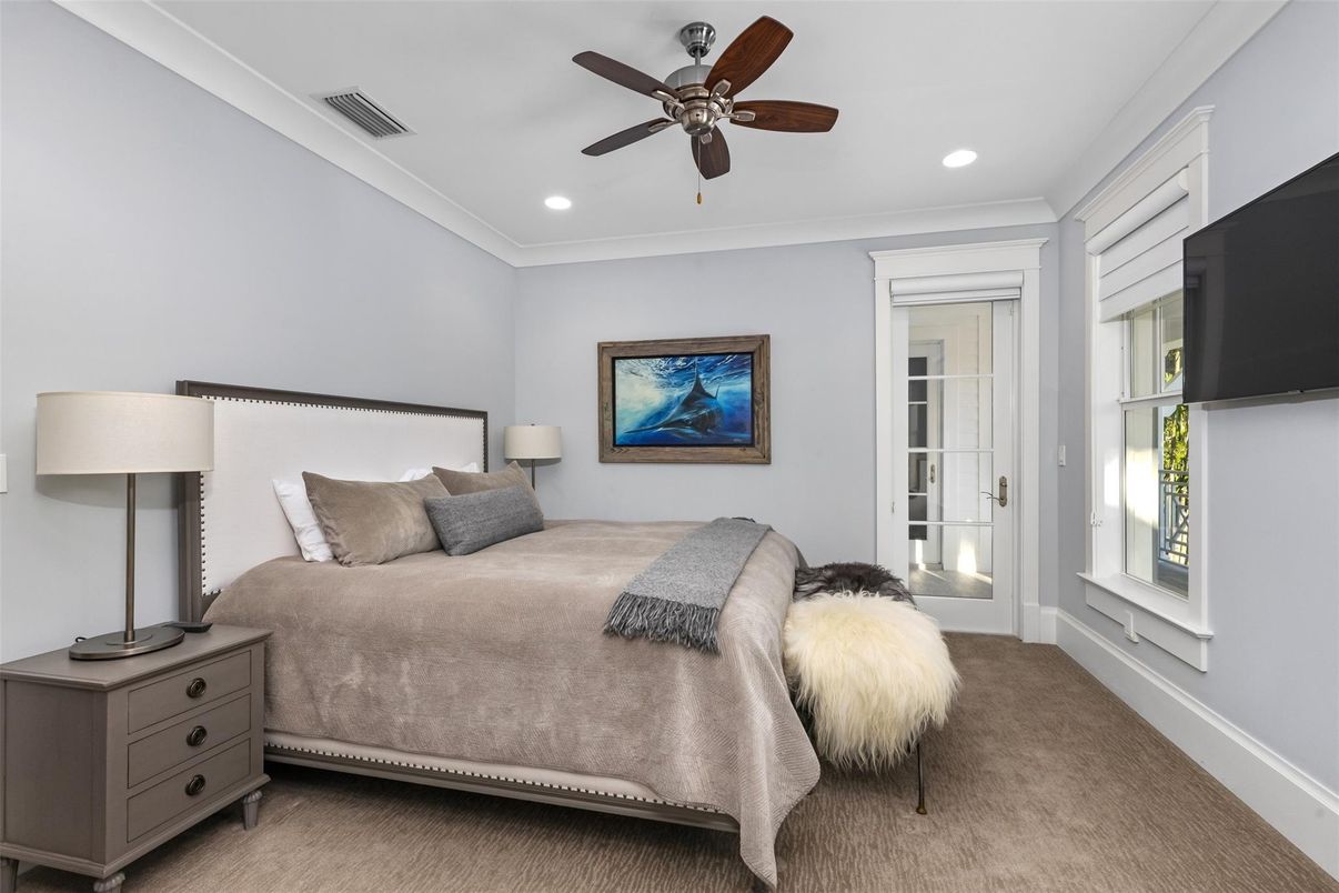 Bedroom, Interior, Recessed Lighting