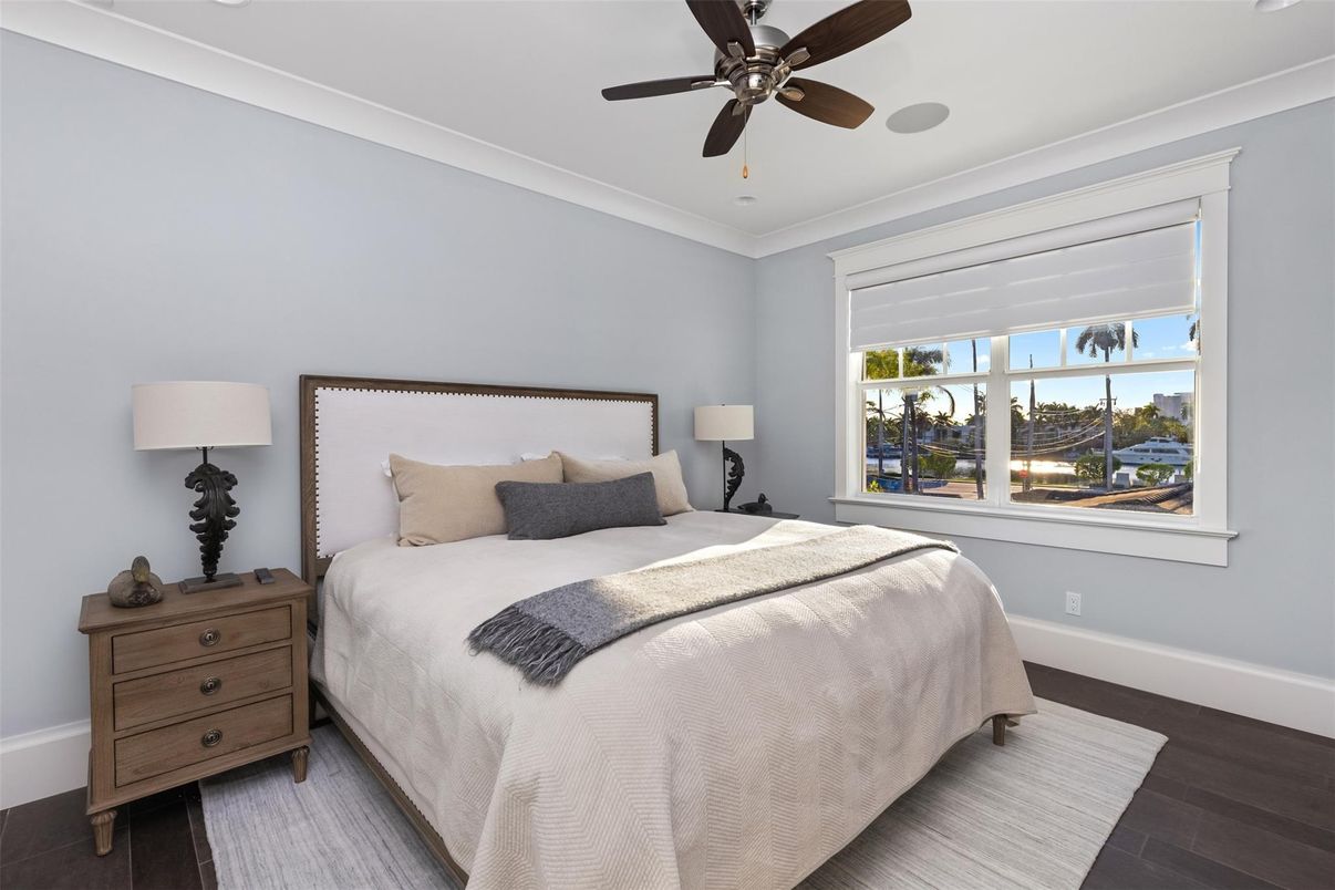 Bedroom, Interior, Water, Wood Texture Flooring