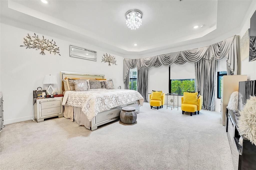 Bedroom, Interior, Recessed Lighting