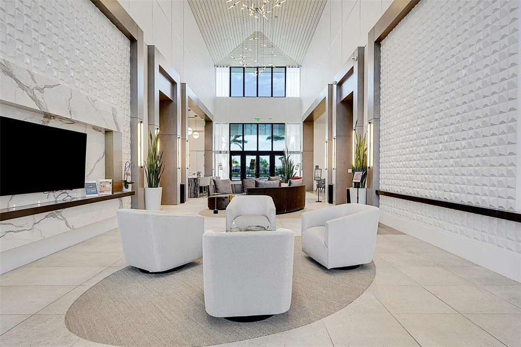 Interior, Living room, Pendant Lights, Stone Walls