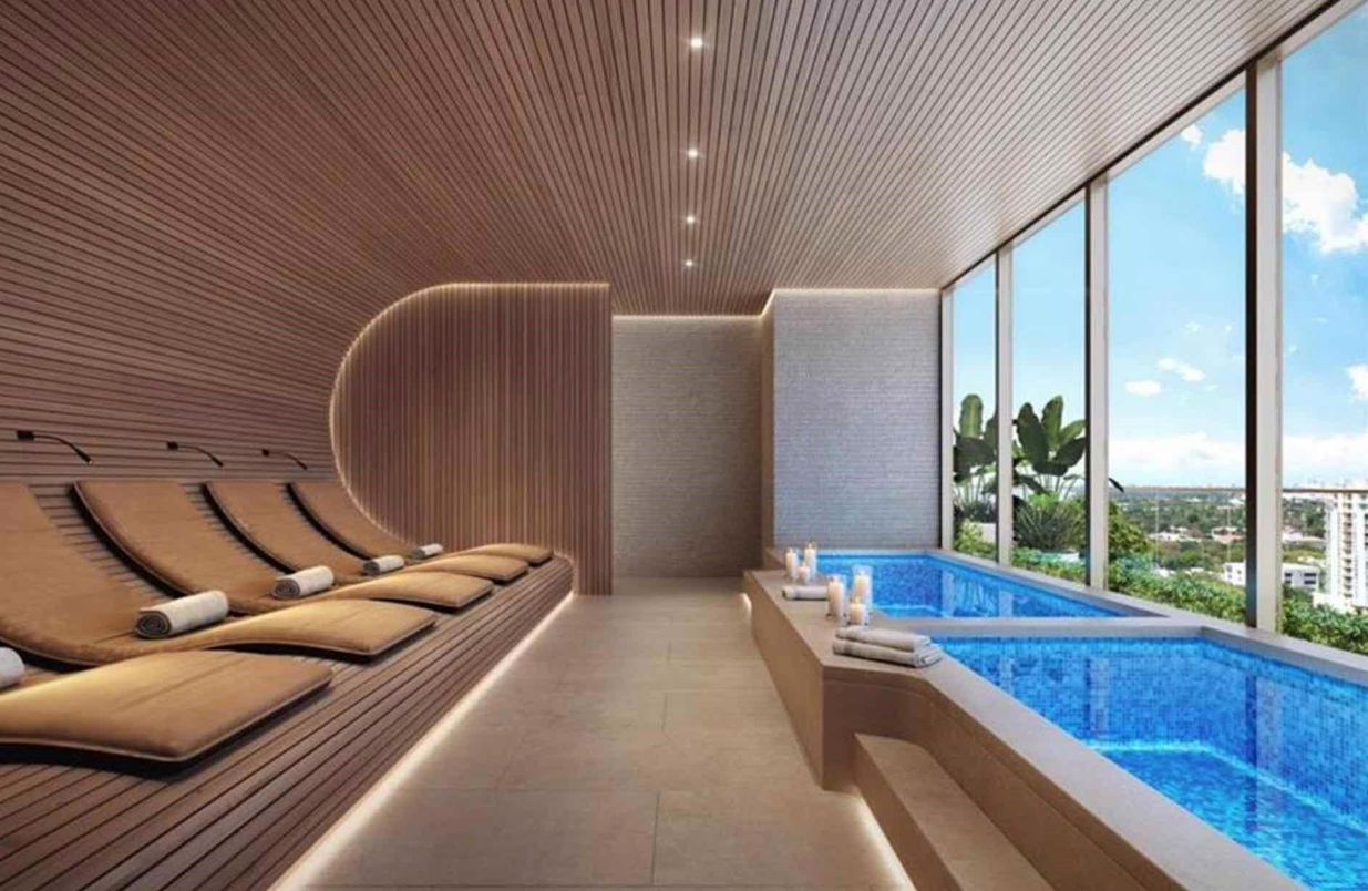 Interior, Pool, Recessed Lighting