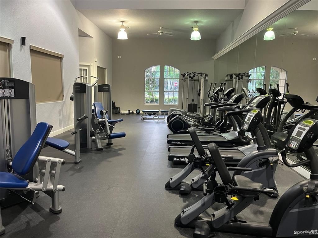 Fitness Equipment, Gym, Interior