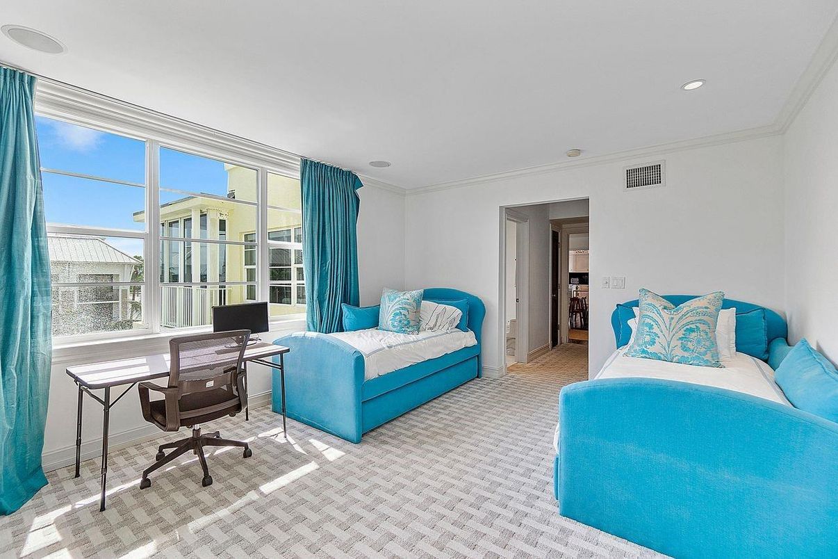 Bedroom, Home Office, Interior, Recessed Lighting