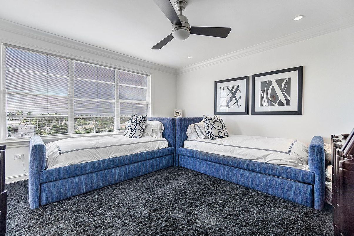 Bedroom, Interior, Recessed Lighting