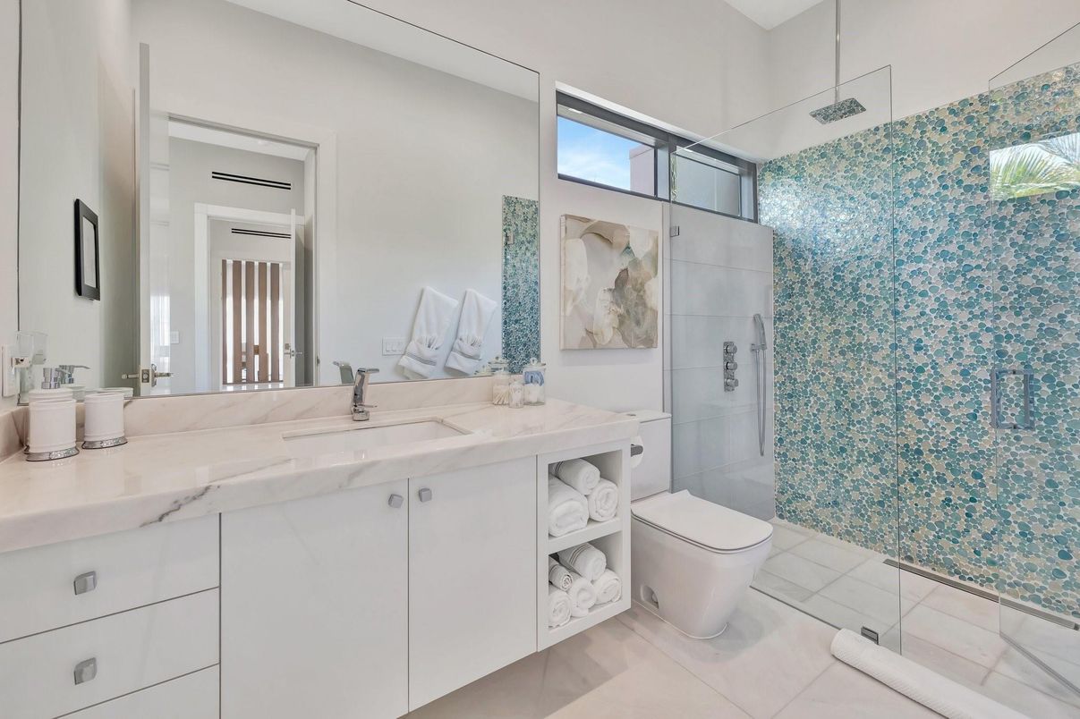 Bathroom, Glass Shower, Interior