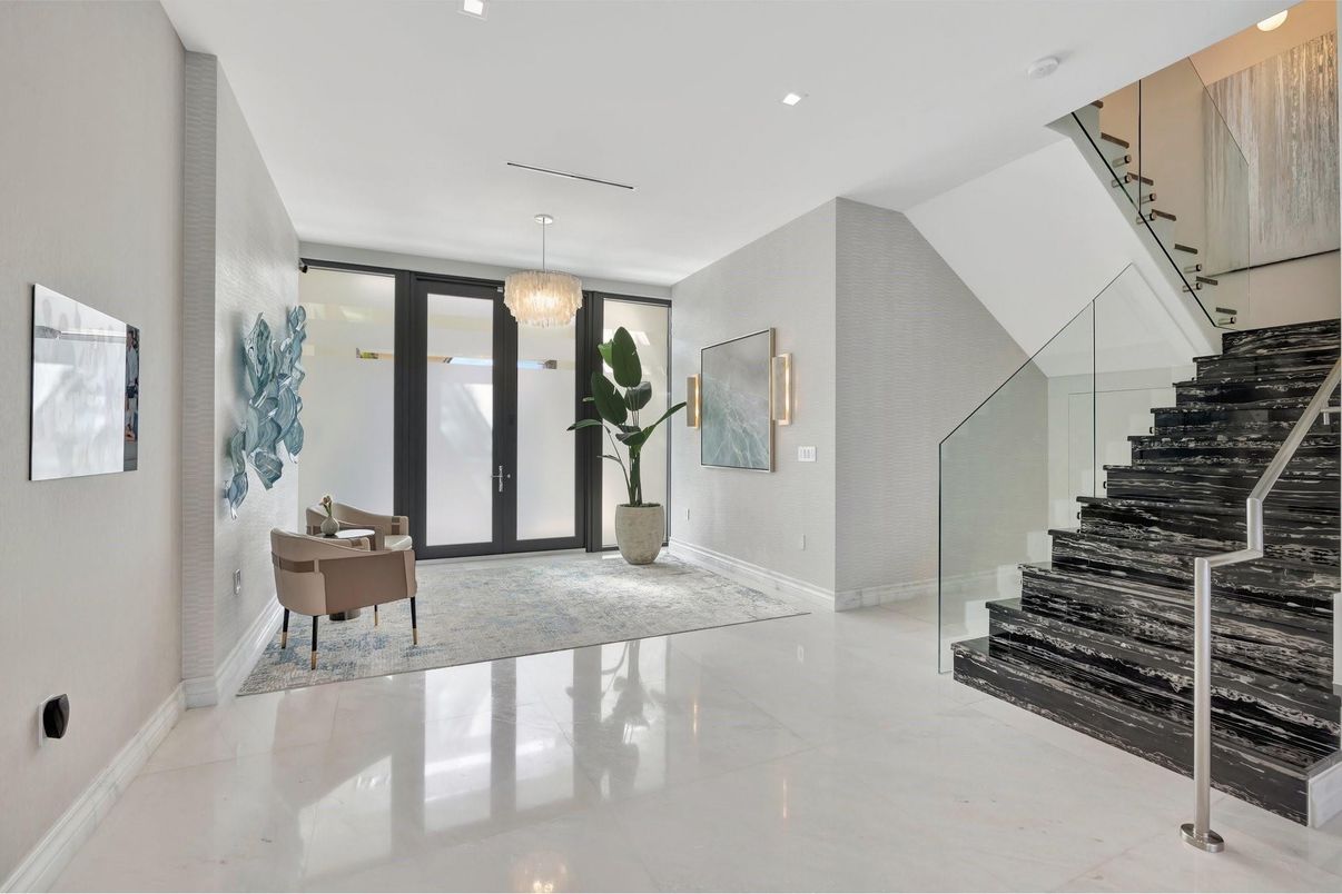 Chandelier, Interior, Recessed Lighting