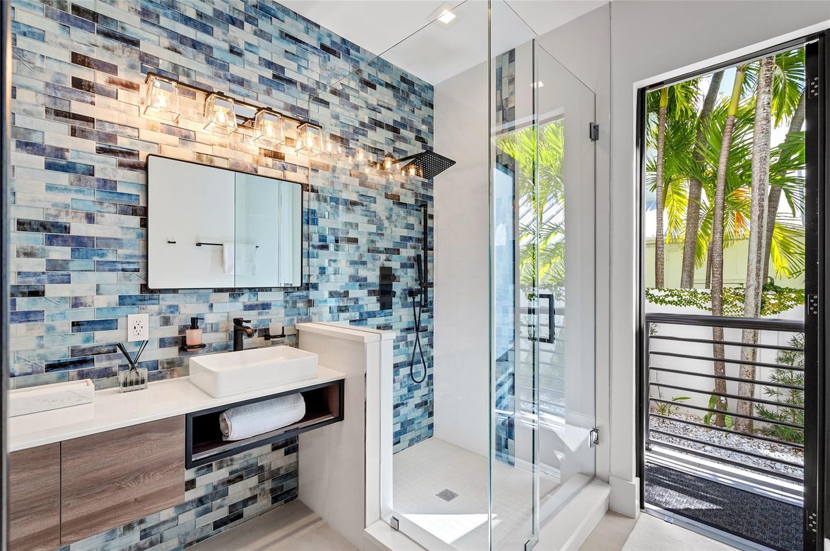 Bathroom, Glass Shower, Interior