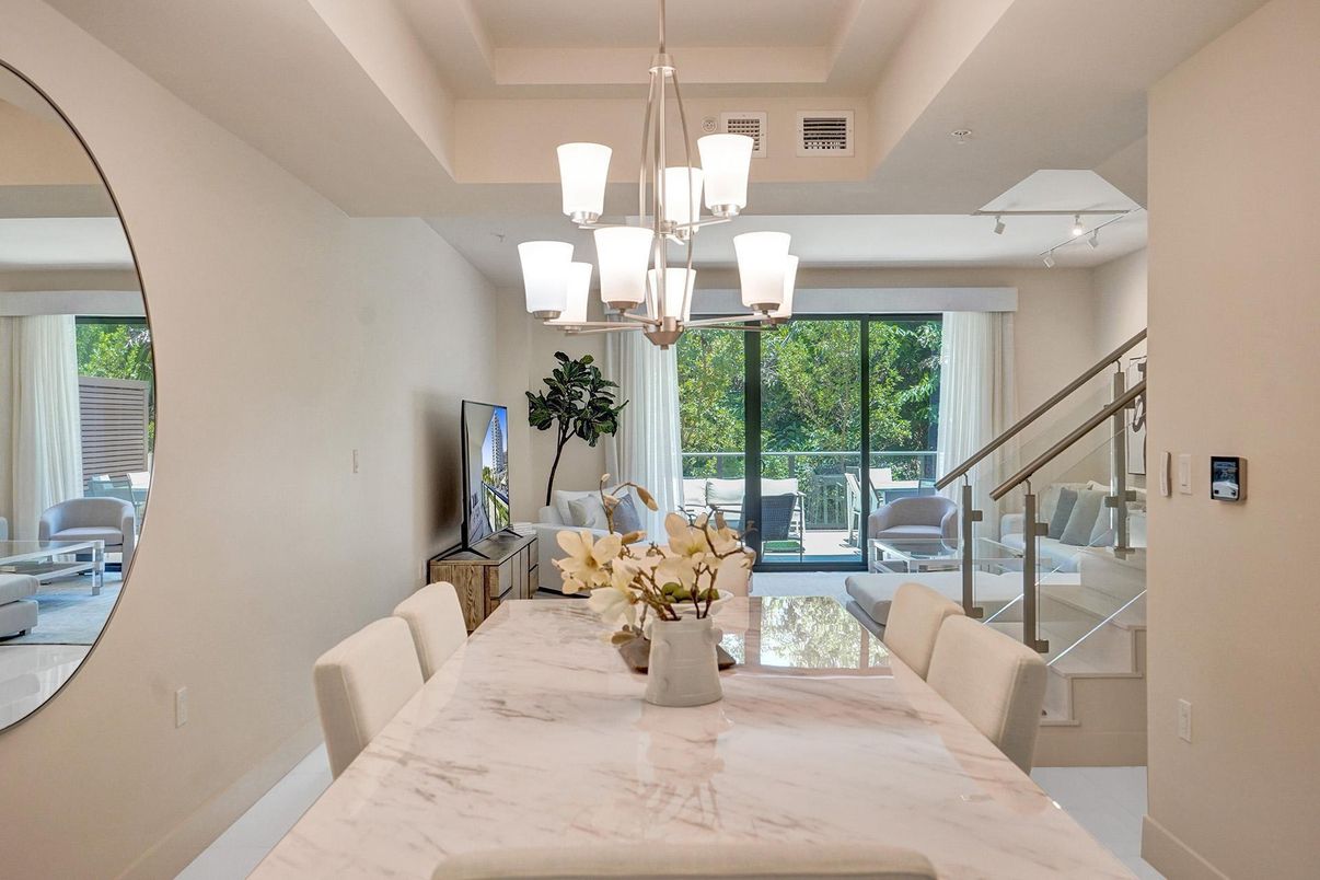 Dining room, Interior, Pendant Lights