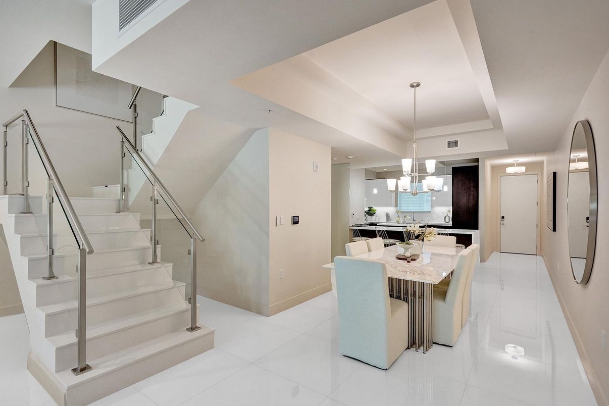 Dining room, Interior, Pendant Lights