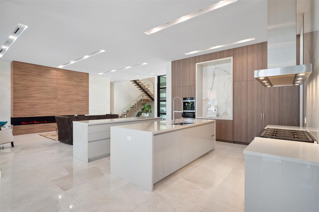 Interior, Kitchen, Recessed Lighting, Stainless Steel Appliances