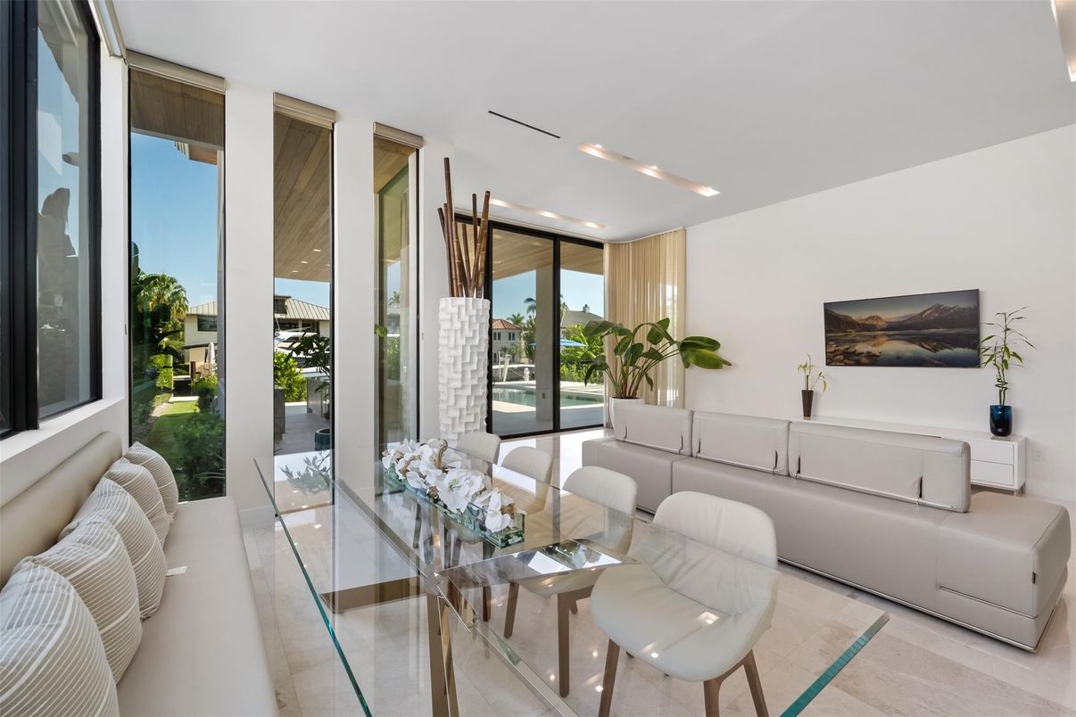 Interior, Living room, Recessed Lighting