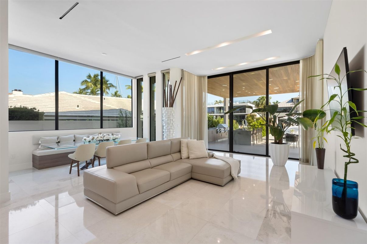 Interior, Living room, Recessed Lighting
