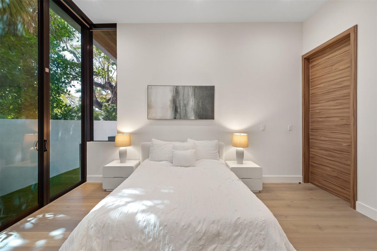 Bedroom, Interior, Wood Texture Flooring